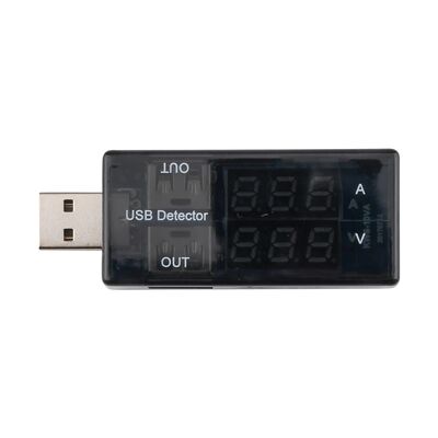 Dual Digital USB Charger Tester 3-9V 0-5A Current Voltage Battery Voltmeter Ammeter Mobile Power Detector DIY Electric Supplies