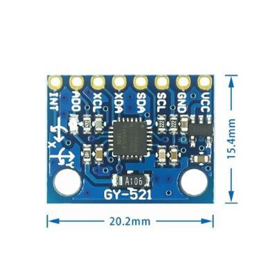 GY-521 MPU6050 Module 3-Axis Analog Gyro Sensor and Accelerometer