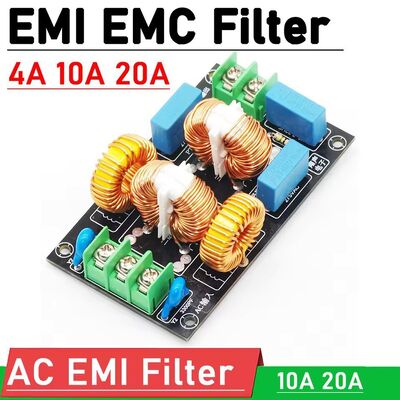 Three-Stage High Current Electromagnetic High Frequency Filter for LCD Modules Differential Common Mode Audio Amplifier EMI EMC