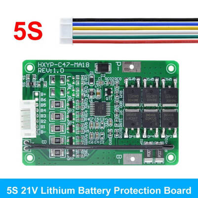 16.8V Lithium Battery Protection Board 4 Series 5/6/7 Series Working Overcurrent 18A Equalization Temperature Control Model