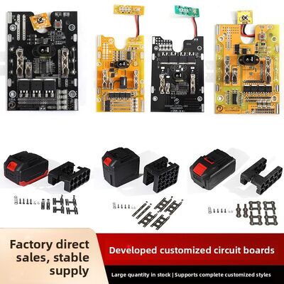 Customizable 21700/18650 Battery Case Shell SKD Kit 5S 21V Protection Board for Power Tools Completed 100% 21V Board Mounting
