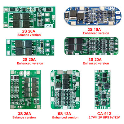 CA-6S-12A-E 24V PCB BMS Protection Board Designed for 6 Pack 18650 Li-ion Lithium Battery Cell Module