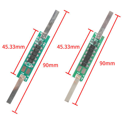 18650 Lithium Battery 3.7Vprotection Board 1S BMS 3MOS 4MOS 5MOS 6MOS Plus Nickel Strip Plus Tin Current 4-9A