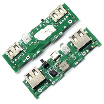 2A 5V Solar Charging Boost Board DIY Circuit Motherboard with Lithium Battery Protection Mobile Power Treasure PCBA Board