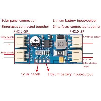 CN3791 MPPT Solar Panel Solar Charger 3.7V 4.2V Lithium Battery Charging Board Module PCB Base Material