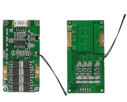 12.8V 20A BMS for Lifepo4 Battery 4S 4-In-One Battery Management System with Temperature Sensor PCB & PCBA Product
