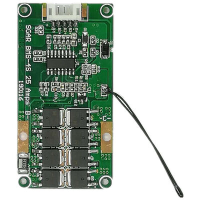 12.8V 20A BMS for Lifepo4 Battery 4S 4-In-One Battery Management System with Temperature Sensor PCB & PCBA Product