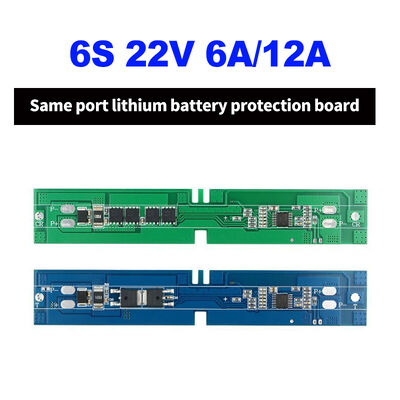 Customizable 6S 22V 18650 Lithium Battery PCB Protection Board 6A 12A Battery BMS 18650 Lithium Battery Customizable Protection
