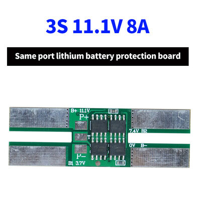 11.1V 3S Polymer Lithium Battery Protection Board 5A 8A Anti-Overcharge Starter Power for Street Lamps PCB Material