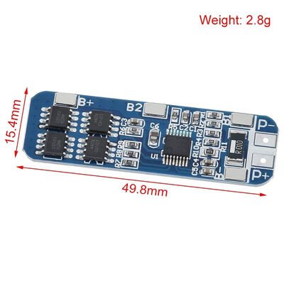3S 10A BMS 18650 Lithium Battery PCB-Based Charge & Discharge Short Circuit Protection Circuit Board