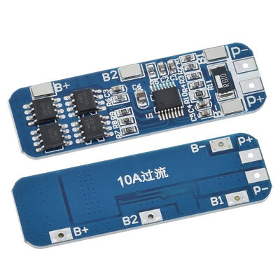 3S 10A BMS 18650 Lithium Battery PCB-Based Charge & Discharge Short Circuit Protection Circuit Board