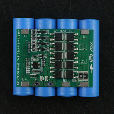 14.8V Ternary Lithium Battery Protection Board Series 4 Same Port Continuous 30A Made from PCB Material