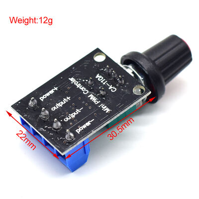 CA-110A 5V 12V 10A PWM DC Motor Speed Controller Stepless LED Dimmer Power Governor Motor Driver Boards Module