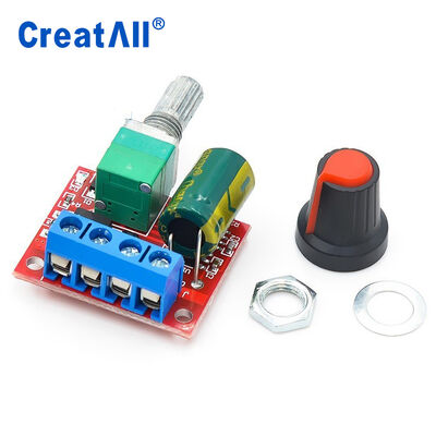 CA-555 Mini 5A PWM Max 90W DC Motor Speed Controller Module 3V-35V Control Switch LED Dimmer Motor Driver Boards Modules