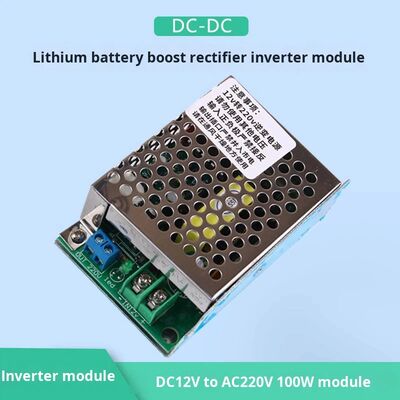 DC-DC Inverter Power Supply Lithium Battery Boost DC12V to AC220V 100W Modified Wave Module Output Adjustable Model