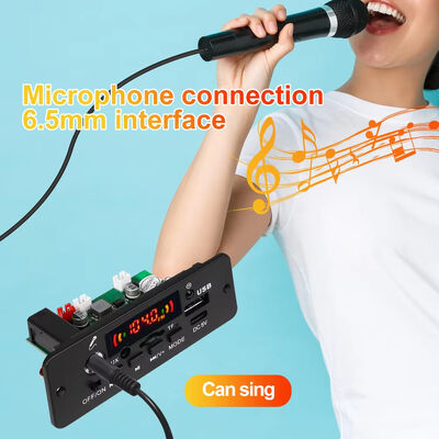5.0 MP3 Decoder Board 2*40W DC 5V Amplifier Audio Player DIY MP3 Player Car FM Radio Module Portable Speaker Amplifier Power
