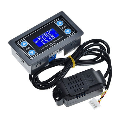 SHT20 10A DC 6V-30V Sensor Pemantauan Pengendali Kelembaban Suhu Digital Presisi Tinggi