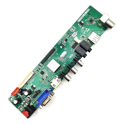 Digital analog terpadu Universal LED TV Mainboard DTV3663 Dengan T2/T/C