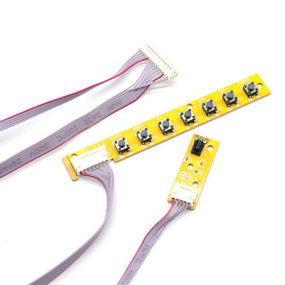 7K V59 V56 Universal 7 Key Keyboard Plate Untuk LCD TV Mainboard Accordance Keypad Dengan IR