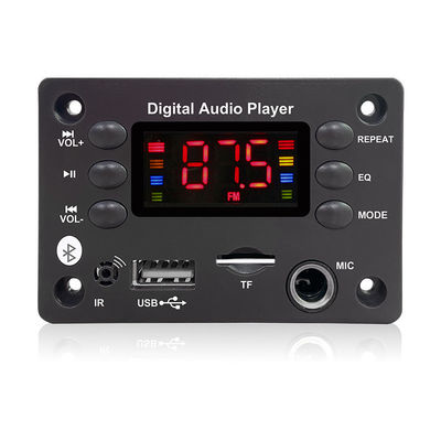 Papan Dekoder Audio Enam Tombol Persegi dengan Radio FM MP3 Bluetooth 5.0 dan Fungsi Perekam Suara
