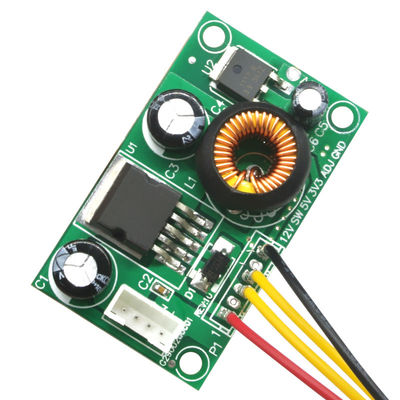 LCD Power Supply Module dengan kabel 12V hingga 5V hingga 3.3V DC-DC Step-Down Converter Board