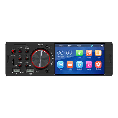 Pemutar DVD Mobil 4'' 1 Din HD Stereo Digital Signal Processor Radio Multimedia Mobil Video Suara Kamera Mundur Pemutar MP5 Mobil