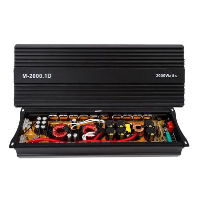 Penguat Daya Audio Mobil 12V 2000W Daya Tinggi 2000 Watt Mono Kelas D Subwoofer dengan Crossover