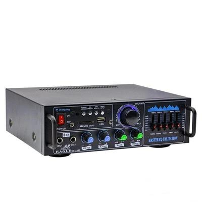 160W Dual Channel HiFi Stereo Audio Rumah Digital Amplifier Profesional Tabung Amplifier Modul Mikrofon Input Remote Amplifier