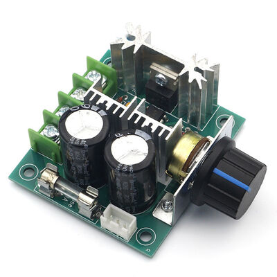 Modul Catu Daya Regulator Kecepatan PWM Otomatis 10A 50V Catu Daya DC 12V 24V 30V 40V 13KHZ Bagian Generator Gubernur Aksesori