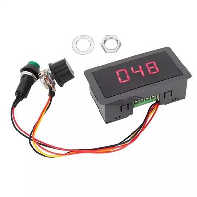 Pengontrol Kecepatan Motor LED Tampilan Digital CCM5D 6V 12V 24V 5A PWM Papan Pengontrol Kecepatan Motor DC Konverter DC DC