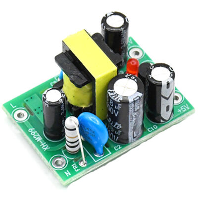 Modul Catu Daya Switching AC-DC Terisolasi Papan PCB Universal Input 110-220V Output Ganda 12V 0.5A + 5V Ringkas